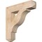 Ekena Millwork Funston Craftsman Smooth Bracket, Douglas Fir, 3 1/2"W x 18"D x 18"H BKT04X18X18FST04SDF - alternate 1